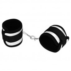 Esposas Velcro Negro y Plateado