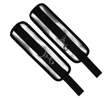 Esposas Velcro Negro y Plateado