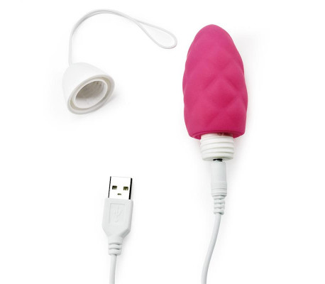 Huevo Vibrador iJoy Control Remoto USB Rosa
