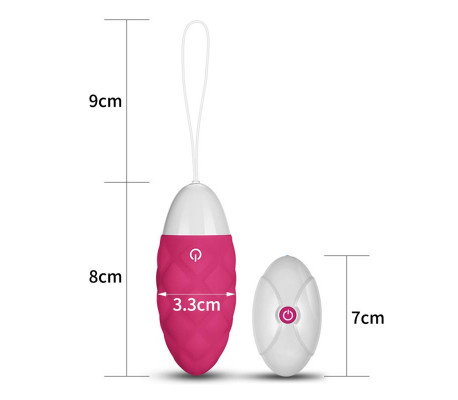 Huevo Vibrador iJoy Control Remoto USB Rosa