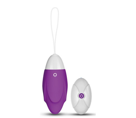 Huevo Vibrador iJoy Control Remoto USB Púrpura