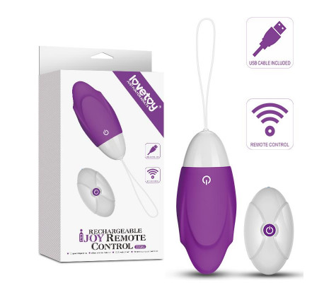 Huevo Vibrador iJoy Control Remoto USB Púrpura