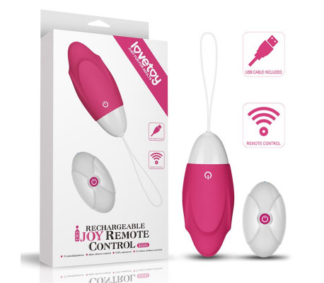 Huevo Vibrador iJoy Control Remoto USB Rosa