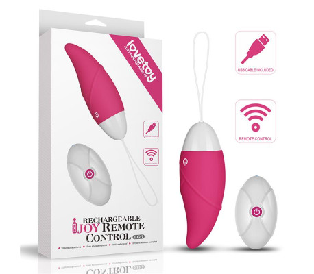 Huevo Vibrador iJoy Control Remoto USB Rosa