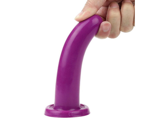 Estimulador Holy Dong 5.5 Silicona Líquida Púrpura