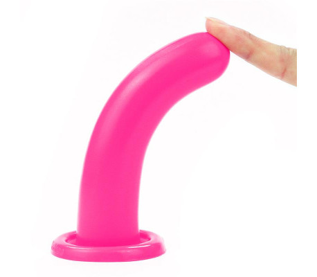 Estimulador Holy Dong 5.5 Silicona Líquida Rosa