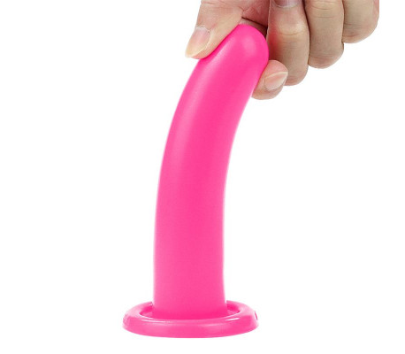 Estimulador Holy Dong 5.5 Silicona Líquida Rosa