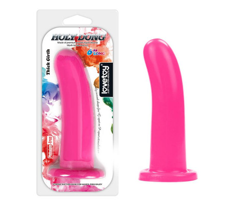 Estimulador Holy Dong 6 Silicona Líquida Rosa