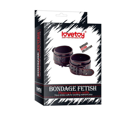 Esposas de Tobillos Bondage Negro
