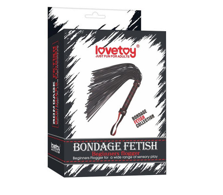 Flogger Principiantes Bondage Negro