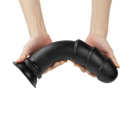 Dildo King Sized Anal Ripples 11.25 Negro
