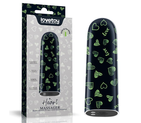 Bala Vibradora Brilla en la Oscuridad Glow-in-the-dark