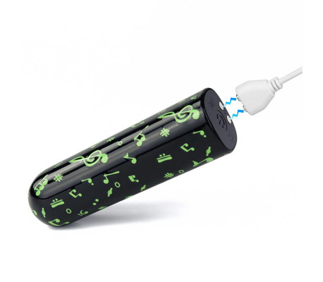 Bala Vibradora Brilla en la Oscuridad Glow-in-the-dark