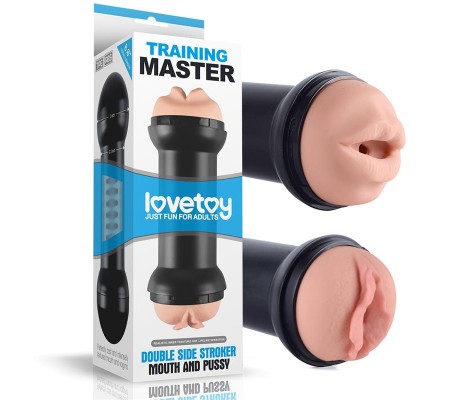 Masturbador Doble Training Master Vagina y Boca