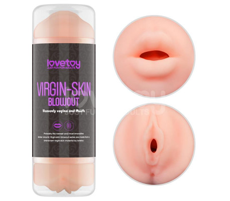 Masturbador Masculino Virgin-skin Vagina y Boca
