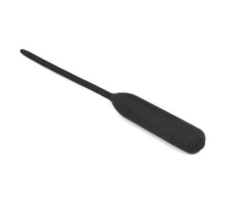 Dilatador de Uretra con Vibración Negro