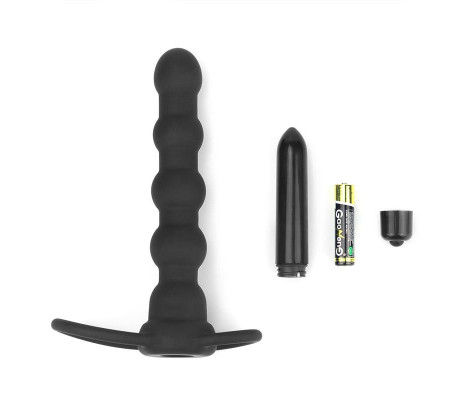 Plug Anal Double Prober con Vibración Negro