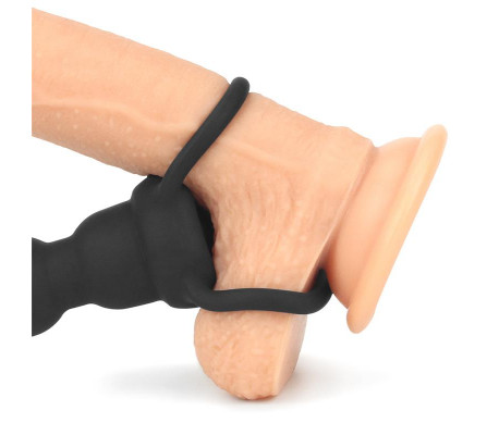 Plug Anal Double Prober con Vibración Negro