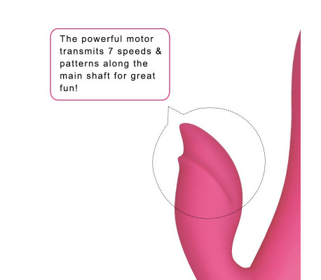 Vibrador Dreamer II USB Rose Red