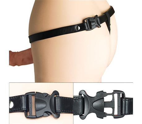 Arnés Unisex Pene Hueco con Vibración