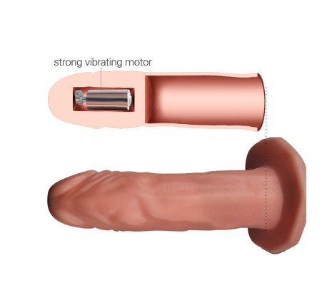 Arnés Unisex Pene Hueco con Vibración