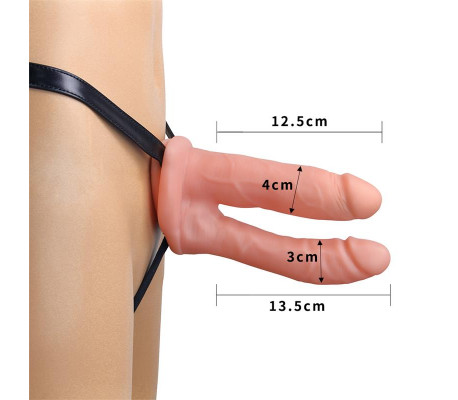Arnés con Pene Hueco Doble