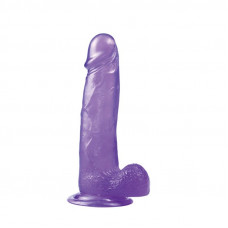 Dildo Jelly Studs 8 Púrpura