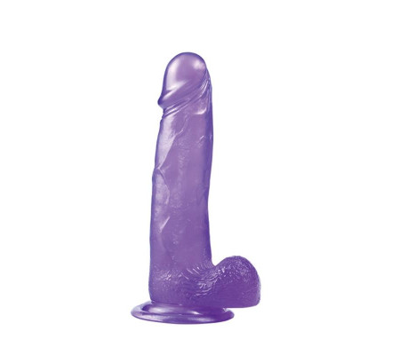 Dildo Jelly Studs 8 Púrpura