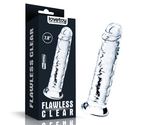 Dildo Flawless Clear 7 Transparente