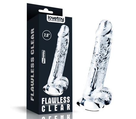 Dildo Flawless Clear 7.5 Transparente