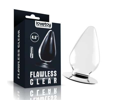 Plug Anal Flawless Clear 4.5 Transparente