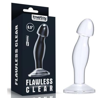 Plug Anal Flawless Clear 6.5 Transparente