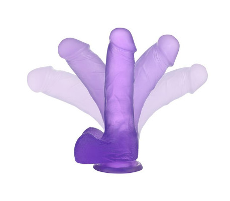 Dildo Jelly Studs 7 Púrpura