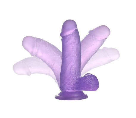 Dildo Jelly Studs 6 Púrpura