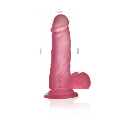 Dildo Jelly Studs 6 Rosa
