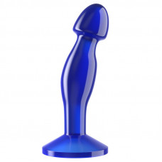 Plug Anal Flawless Azul Transparente 6.5