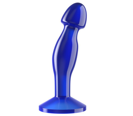 Plug Anal Flawless Azul Transparente 6.5