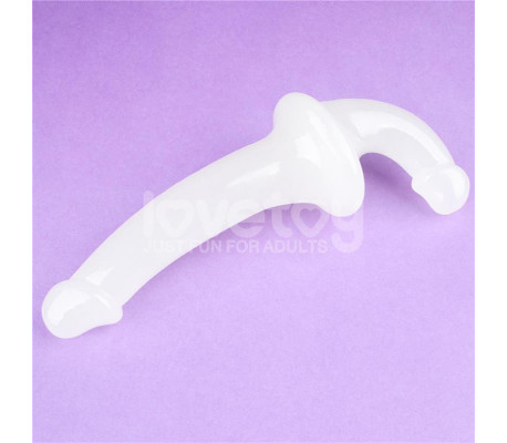 Dildo doble Lumino Play Luz Azul 10.5