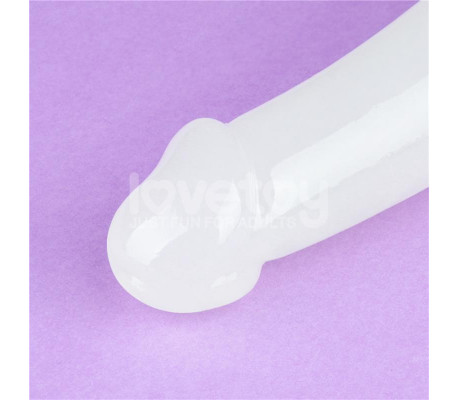 Dildo doble Lumino Play Luz Azul 10.5