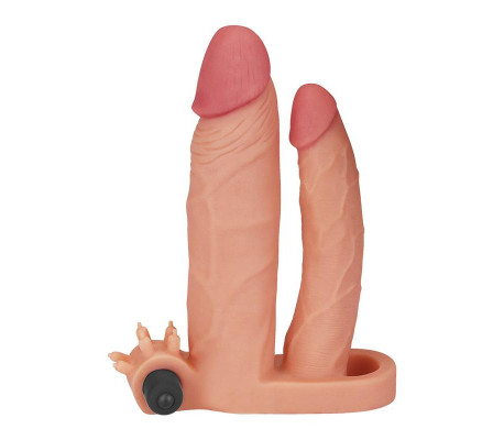 Funda para el Pene Doble con Vibración +1