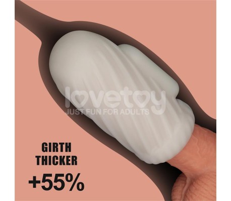 Knights Ring Funda para el Pene y Estimulador Spiral