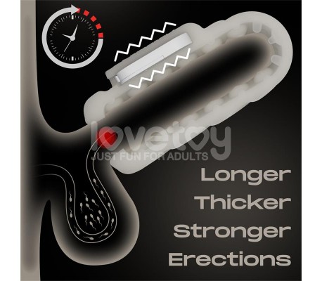 Knights Ring Funda para el Pene y Estimulador Spiral