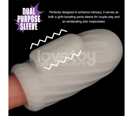 Knights Ring Funda para el Pene y Estimulador Spiral