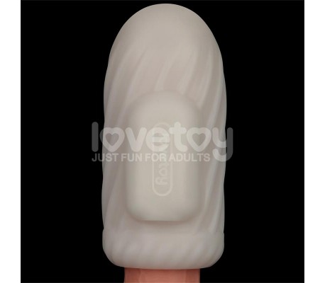 Knights Ring Funda para el Pene y Estimulador Spiral