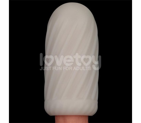 Knights Ring Funda para el Pene y Estimulador Spiral