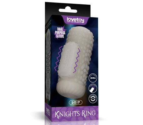 Knights Ring Funda para el Pene y Estimulador Drip