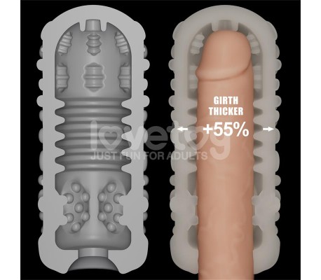 Knights Ring Funda para el Pene y Estimulador Drip