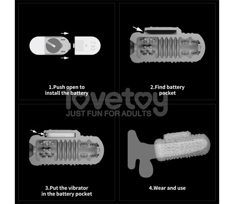 Knights Ring Funda para el Pene y Estimulador Drip