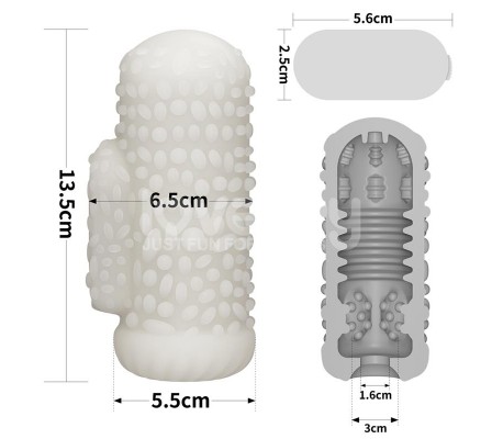 Knights Ring Funda para el Pene y Estimulador Drip