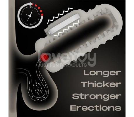 Knights Ring Funda para el Pene y Estimulador Wavy